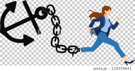 足枷のグラフィック素材イラスト 足枷のグラフィック素材イラスト 129359641