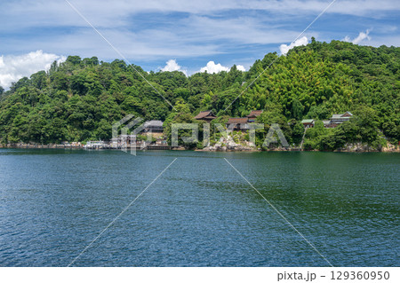 琵琶湖八景 竹生島の風景 琵琶湖八景 竹生島の風景 129360950