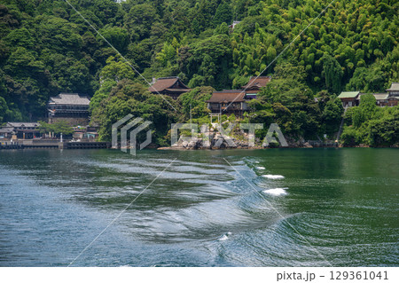 琵琶湖八景 竹生島の風景 琵琶湖八景 竹生島の風景 129361041