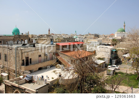 The ancient fortress city of Acre on the Mediterranean coast. The ancient fortress city of Acre on the Mediterranean coast. 129361663