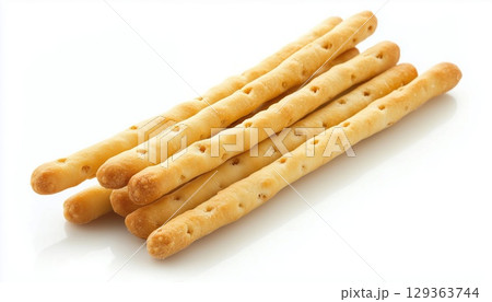 Traditional Italian Appetizer Breadstick Known As Grissini Traditional Italian Appetizer Breadstick Known As Grissini 129363744