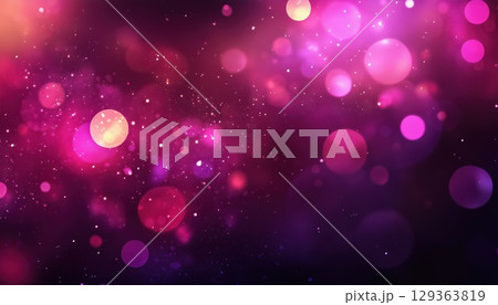 Soft Focus And Dark Color Scheme With A Mixture Of Bokeh And Lens Flares Create A Captivating 129363819