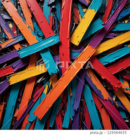 Maximalist Color Block Typography Fusionのイラスト素材 [129364635] - PIXTA