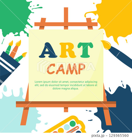 Kids Art Camp Poster 2 129365560