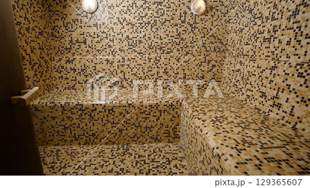 Empty hammam getting its light turned on Empty hammam getting its light turned on 129365607