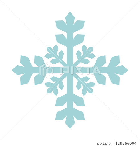 Light blue snowflake design. Vector Light blue snowflake design. Vector 129366004