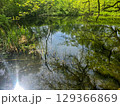 View of the Mysterious Black Lake 129366869