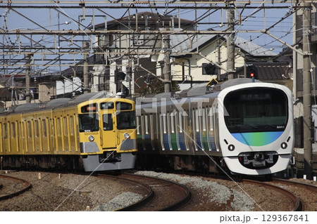 ［SI］新旧車両：西武池袋線9000系電車・30000系スマイルトレイン 129367841
