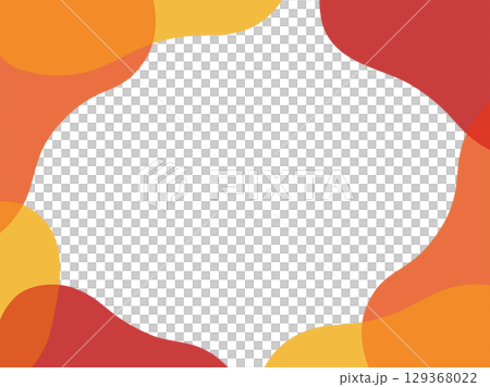 A simple curved frame inspired by autumn 129368022