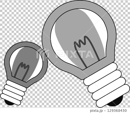Illustration of a person who can't come up with an idea Illustration of a person who can't come up with an idea 129368430