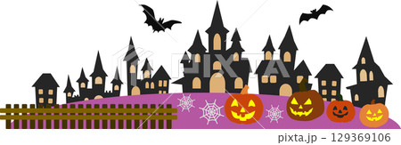 ハロウィーンのイラスト 129369106