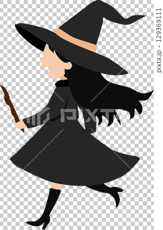 Witch illustration (Halloween) Witch illustration (Halloween) 129369111