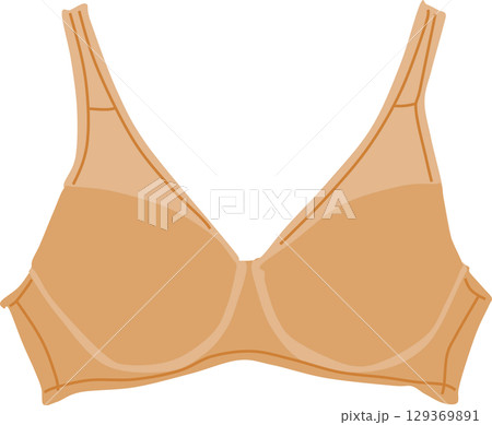 ブラジャーのイラスト	 129369891