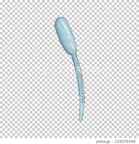 Pasteur pipette, laboratory equipment. Watercolor illustration hand drawn, cartoon. Drawing for stickers, posters, card blanks, scrapbooking, journaling. science, laboratory, equipment, pipette Pasteur pipette, laboratory equipment. Watercolor illustration hand drawn, cartoon. Drawing for stickers, posters, card blanks, scrapbooking, journaling. science, laboratory, equipment, pipette 129370348