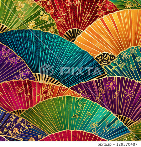 赤い番傘 129370487