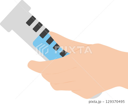 実験するグラフィック素材イラスト 実験するグラフィック素材イラスト 129370495