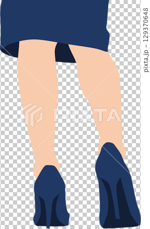 高跟鞋圖形插圖 高跟鞋圖形插圖 129370648