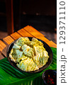 The Stir Fried Cabbage with Fish Sauce for  food concept. 129371110
