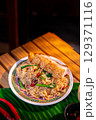 The Pad Thai crispy pork for food concept. 129371116