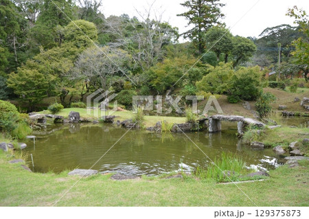 人吉城の風景（熊本県） 129375873