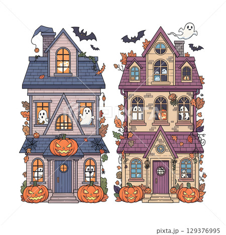 Halloween House Cartoon, Halloween PNG transparent background 129376995