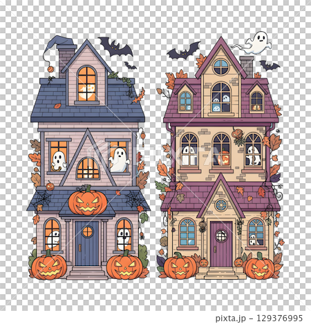 Halloween House Cartoon, Halloween PNG transparent background 129376995