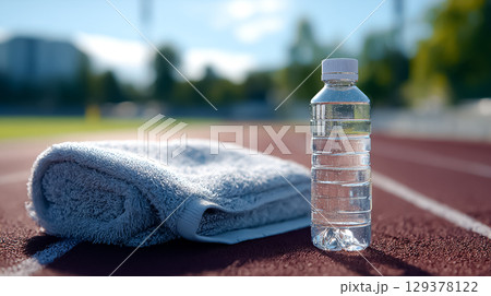 ペットボトルの水 129378122