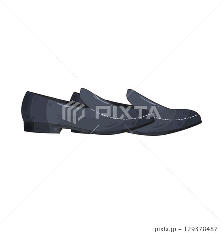 illustration of loafers illustration of loafers 129378487