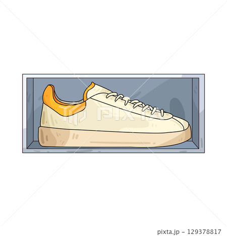 illustration of sneakers illustration of sneakers 129378817