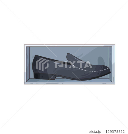illustration of loafers illustration of loafers 129378822