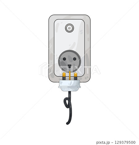 illustration of plug in 129379500