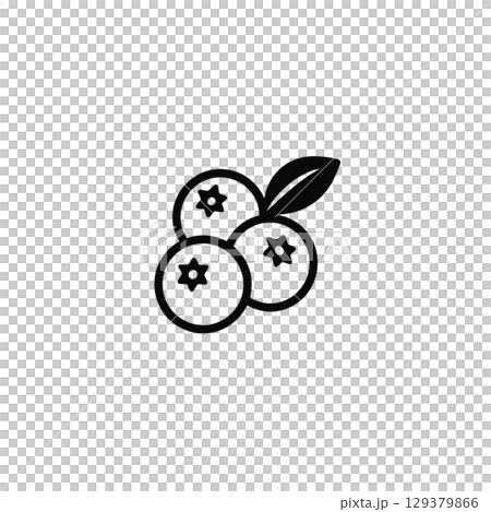 ブルーベリーの線画アイコン、イラスト、素材、背景なし ブルーベリーの線画アイコン、イラスト、素材、背景なし 129379866