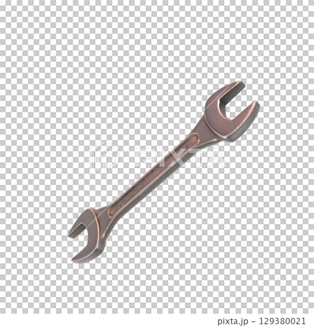 白色背景下 DIY 和家居裝修的扳手 白色背景下 DIY 和家居裝修的扳手 129380021