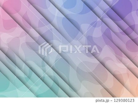 Pastel color presentation shape graphic Pastel color presentation shape graphic 129380123