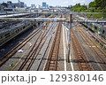 上野駅付近を走る電車 129380146