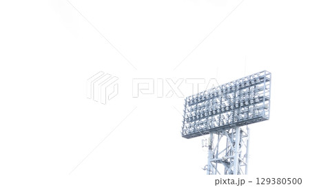 野球場の照明 129380500