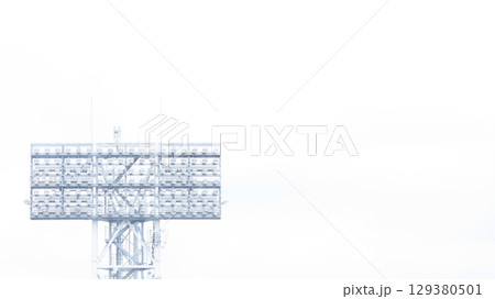 野球場の照明 129380501