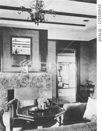 戦前の建築 近代建築 昭和の応接間 戦前の建築 近代建築 昭和の応接間 129380649