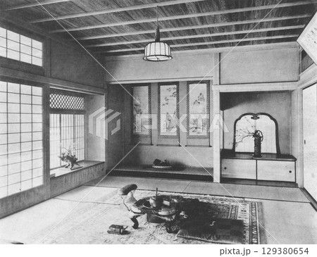 戦前の建築　近代建築　和室 129380654