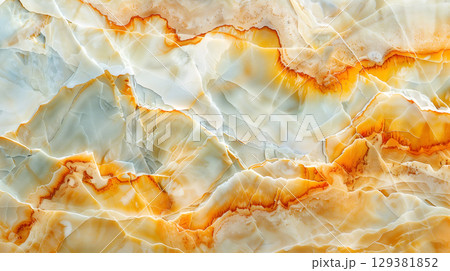 Elegant marble texture with striking orange and beige patterns for interior design inspiration Elegant marble texture with striking orange and beige patterns for interior design inspiration 129381852