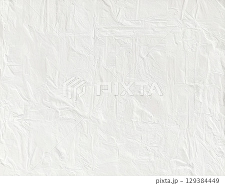 白い和紙テクスチャ背景 129384449