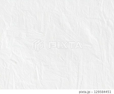 白い和紙テクスチャ背景 129384451
