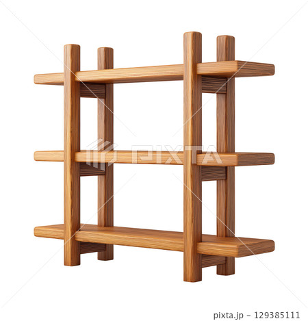 Wooden Rack Display Stand for Home Decor and Storage Solutions, Ideal for Organizing Books and Accessories 129385111