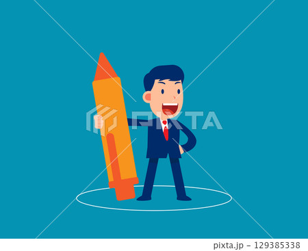 Control. Drawing circle around creating personal boundary 129385338