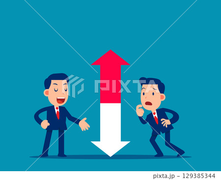 Solution. Plans to change business situation and direction 129385344