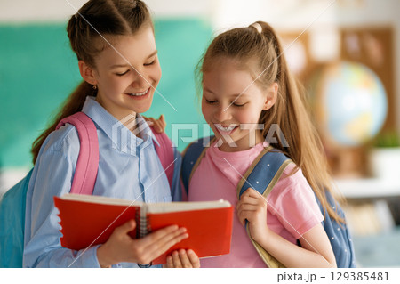 Children are learning in the class Children are learning in the class 129385481