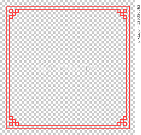Asian, Chinese, Chinese style frame red background Asian knot frames and Asian, Chinese, Chinese style frame red background Asian knot frames and 129386362