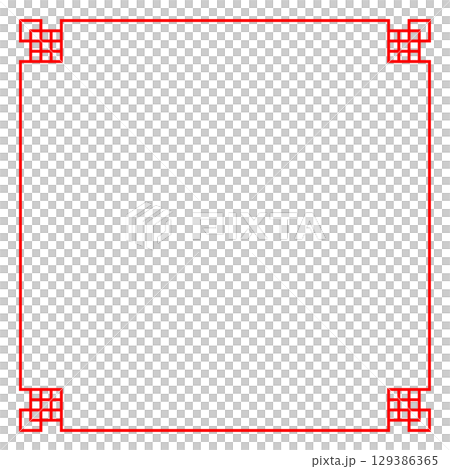 Asian, Chinese, Chinese style frame red background Asian knot frames and Asian, Chinese, Chinese style frame red background Asian knot frames and 129386365