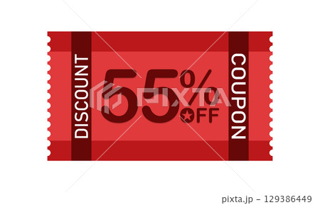55% Discount Coupon 129386449
