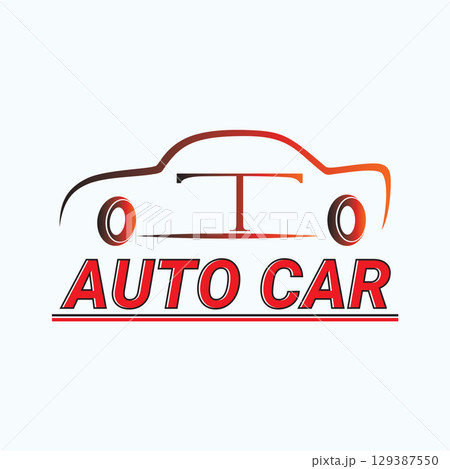Auto Car Logo Design Auto Car Logo Design 129387550